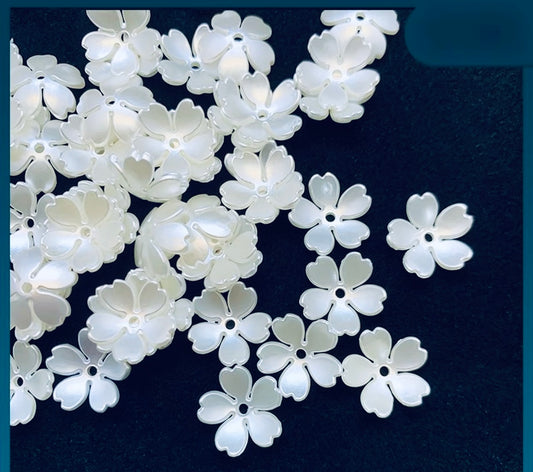 【A013】妖精の花庭 高品質アクリル花ビーズ