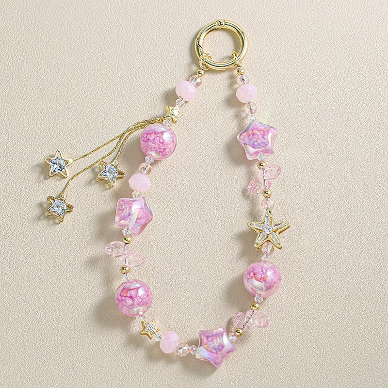 【A041】幻想夜明け 光変 高品質アクリルビーズ