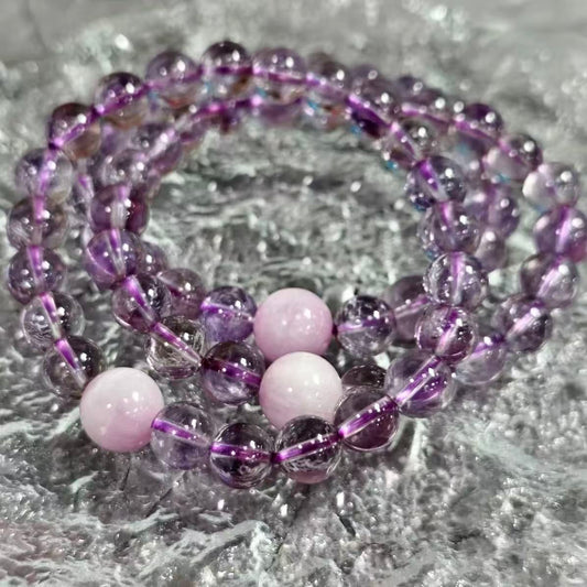 【C034】アメジスト ブレスレット(8MM)