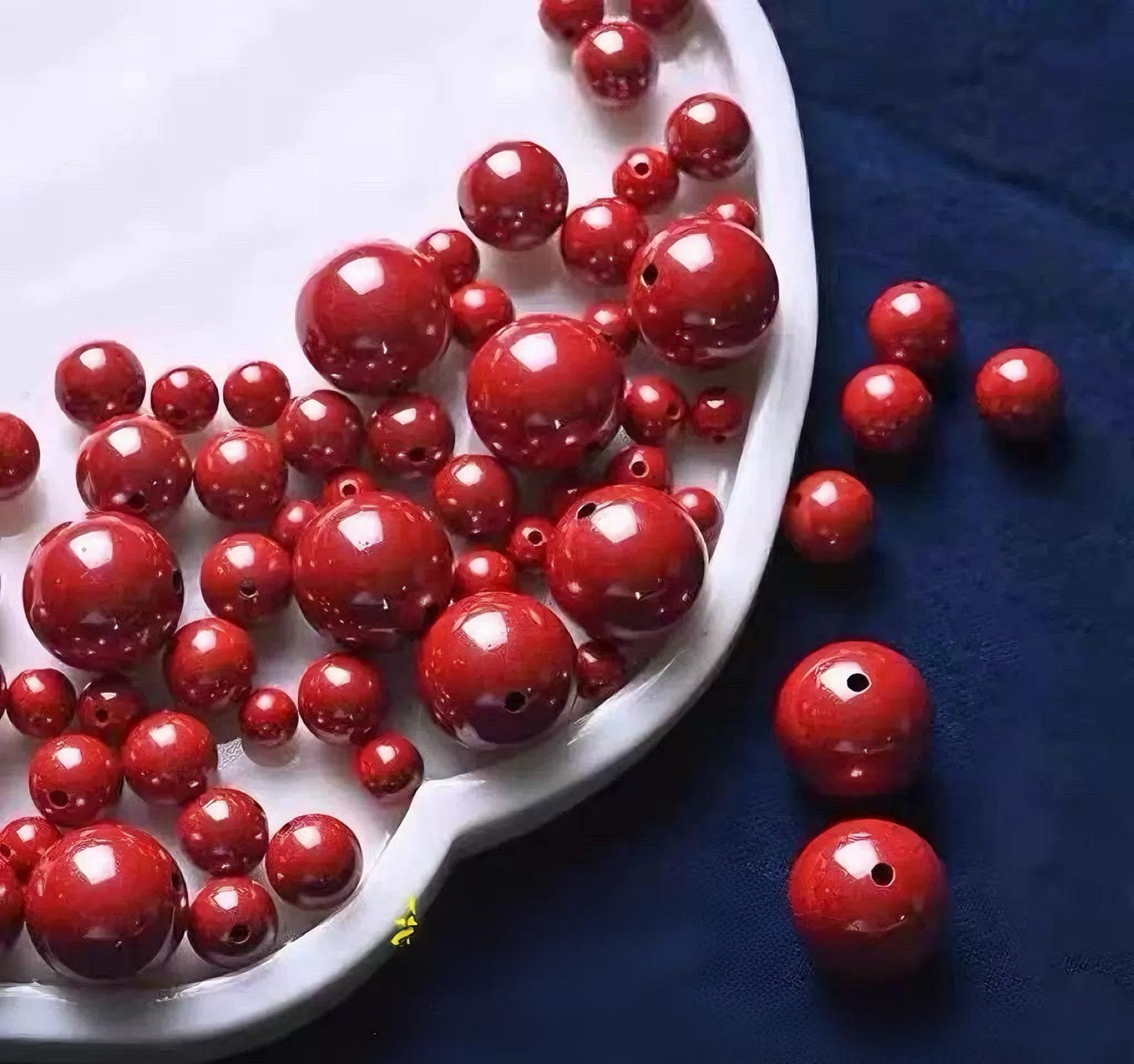 【A047】紫金砂ビーズ