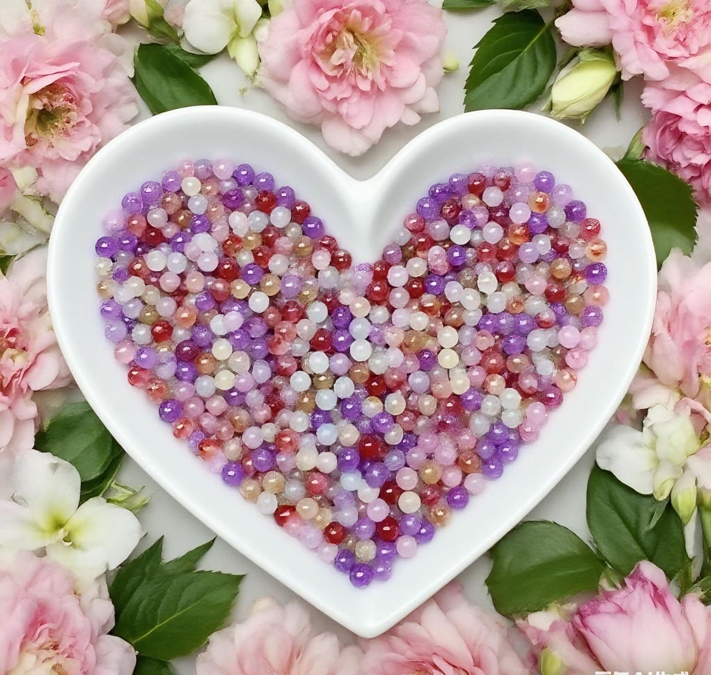 【A051】 星屑カラー　高品質ガラスビーズ（6MM)