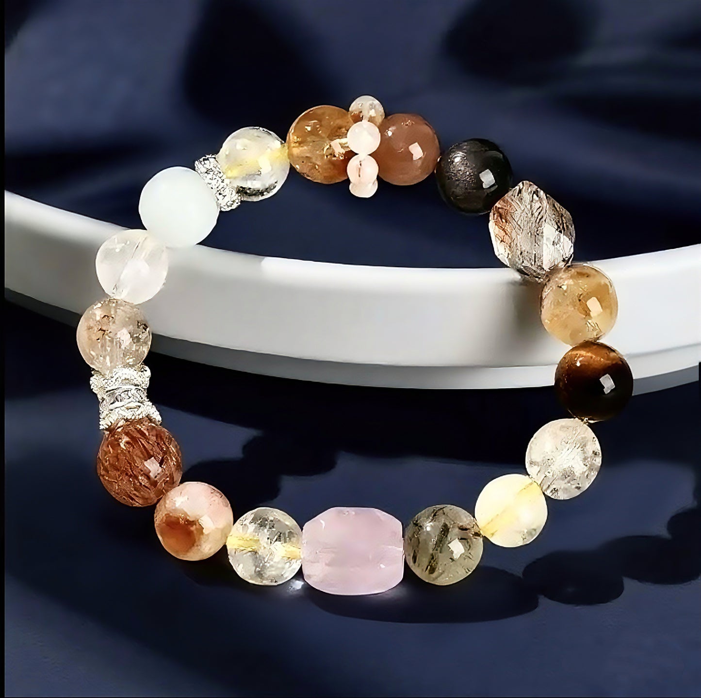 【C025】七宝クリスタル ブレスレット