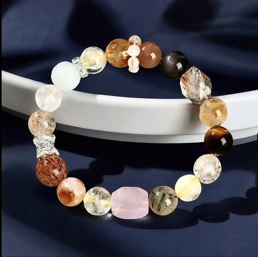 【C025】七宝クリスタル ブレスレット