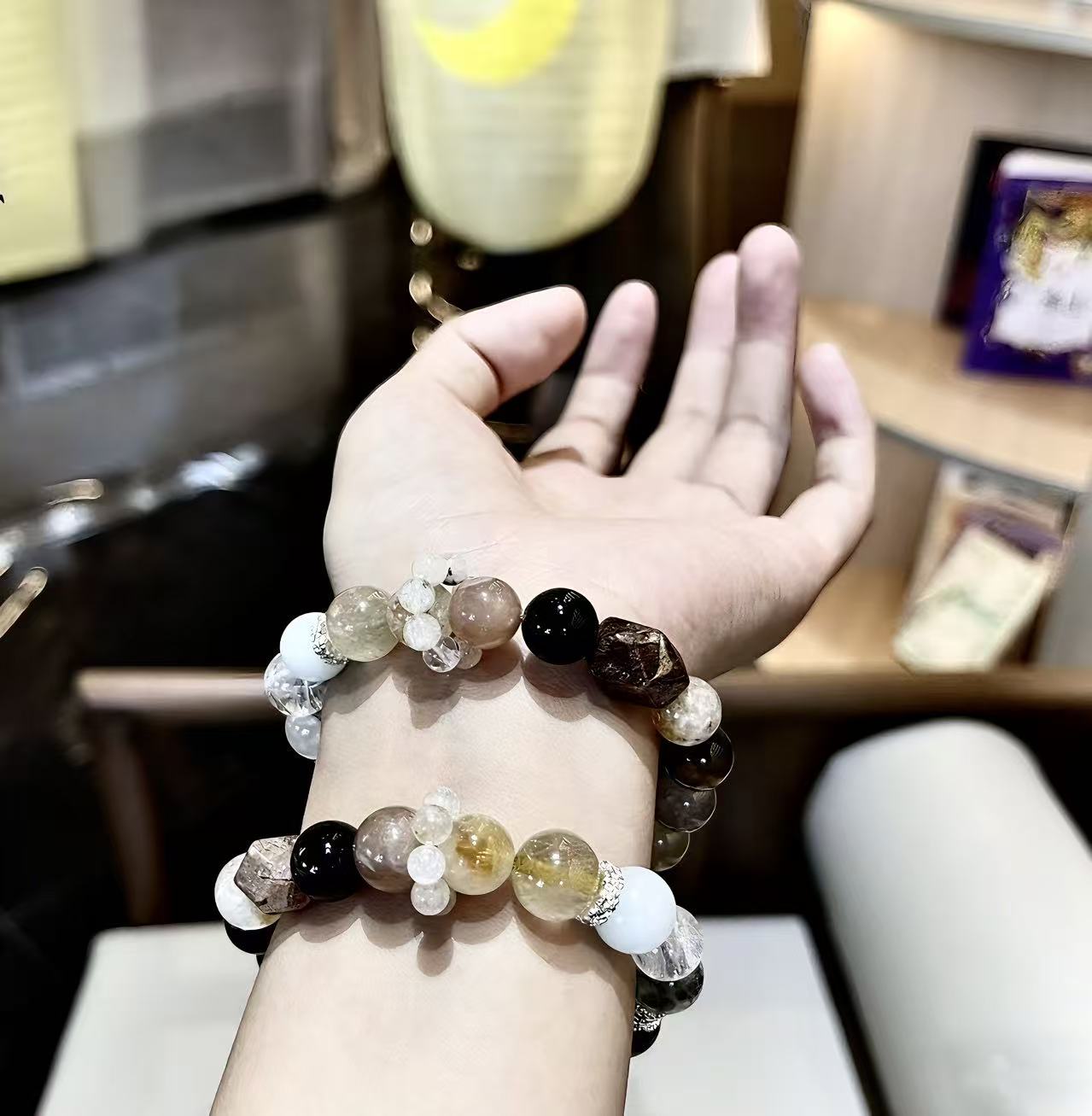 【C025】七宝クリスタル ブレスレット