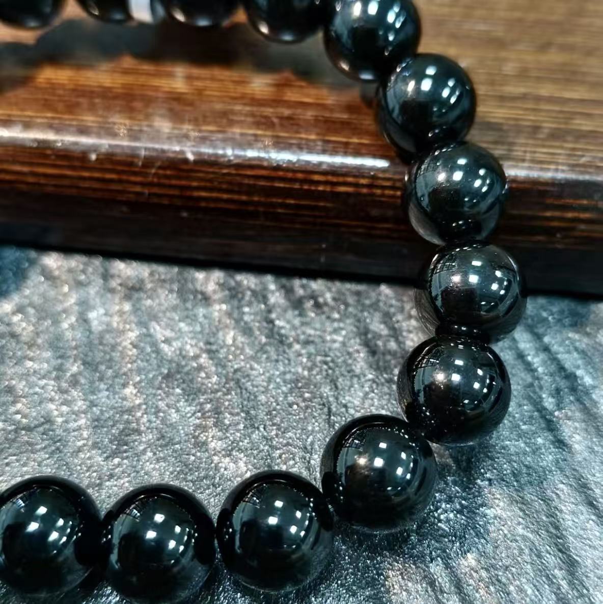 【C021】オブシディアン　ブレスレット（10MM）