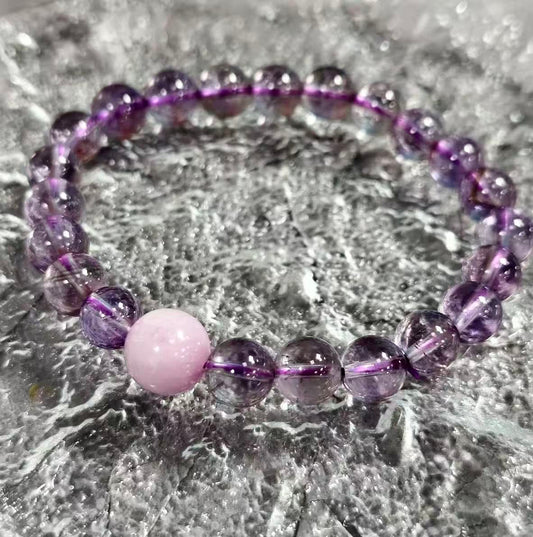 【C034】アメジスト　ブレスレット(8MM)