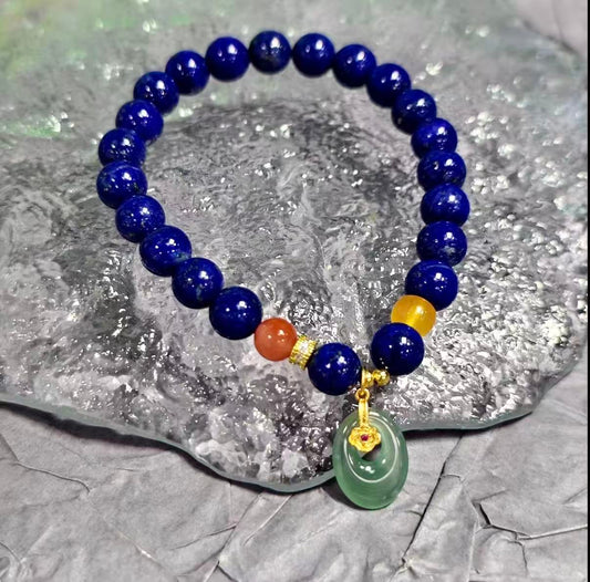 【C036】ラピスラズリ　ブレスレット(7MM)