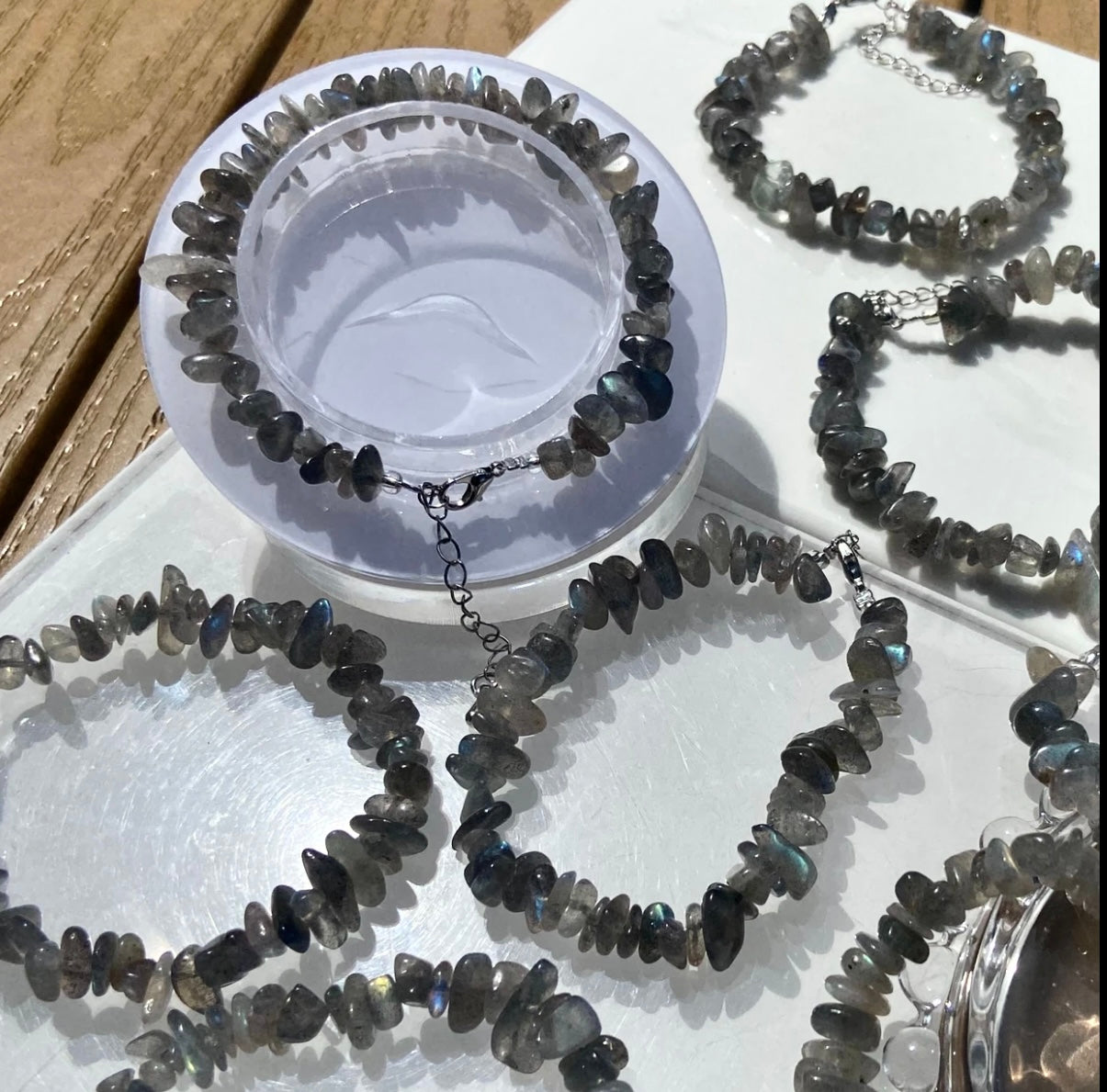 【C038】さざれブレスレット