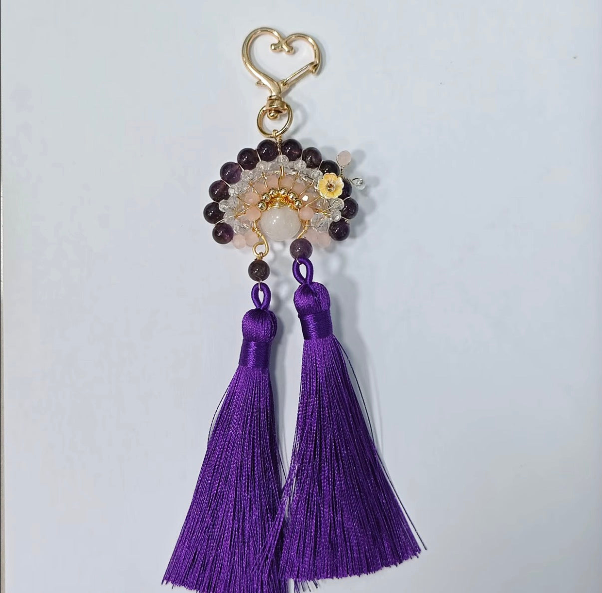 【C052】アメジストの刀馬旦飾り