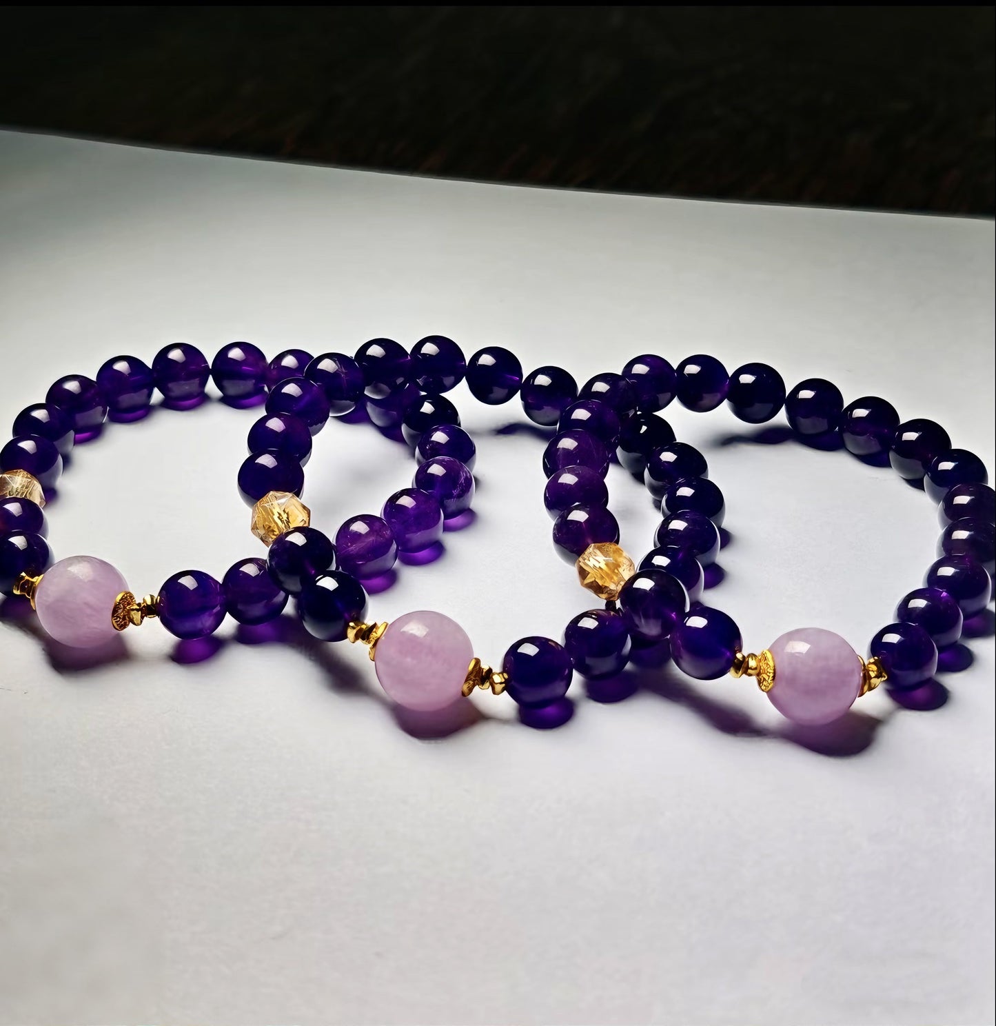 【C009】アメジストブレスレット（8MM）